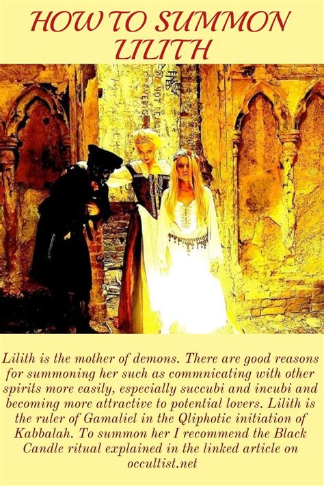 Lilith in black magic